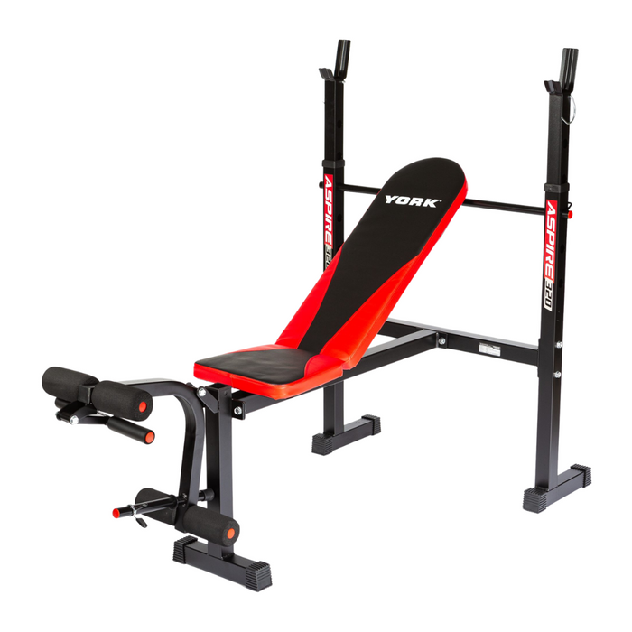 YORK Aspire 320 Multi Purpose Flat to Incline Bench with Arm/Leg Curl