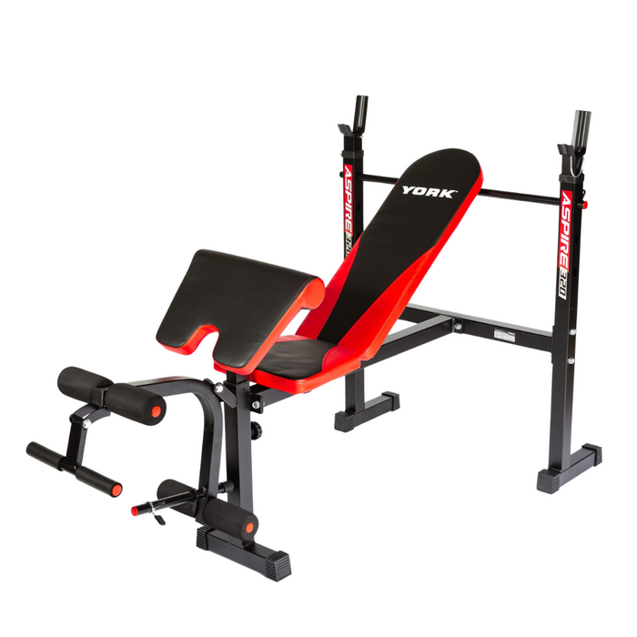 YORK Aspire 320 Multi Purpose Flat to Incline Bench with Arm/Leg Curl