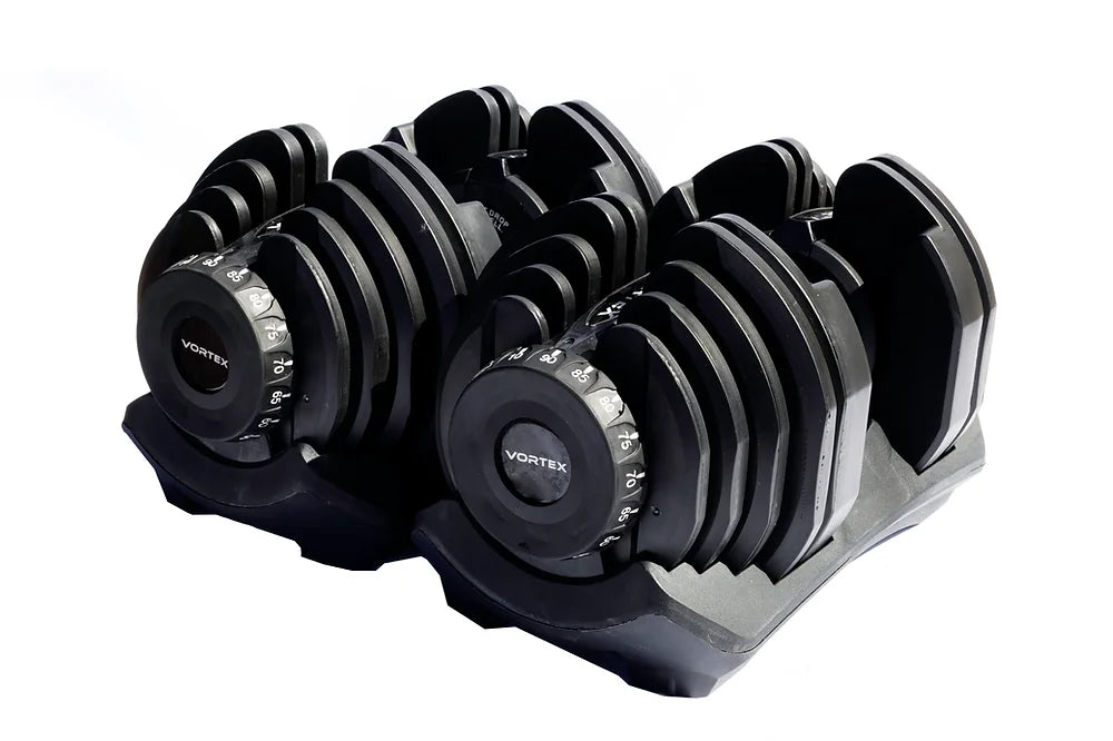Vortex Strength VSADJ1090 Adjustable Dumbbells (10-90 lbs)
