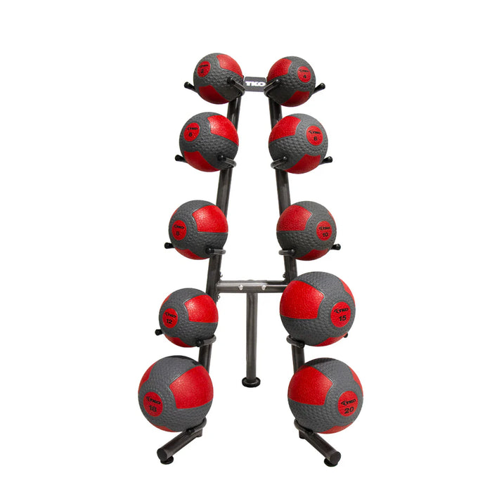 TKO Medicine Ball Set with Storage Rack | S849