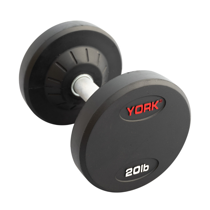 YORK Pro-Style Rubber Dumbbell