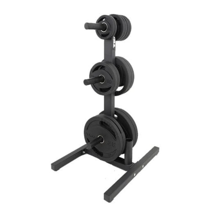 TKO Olympic Rubber Plate Set with Plate Tree | S6205-OR255