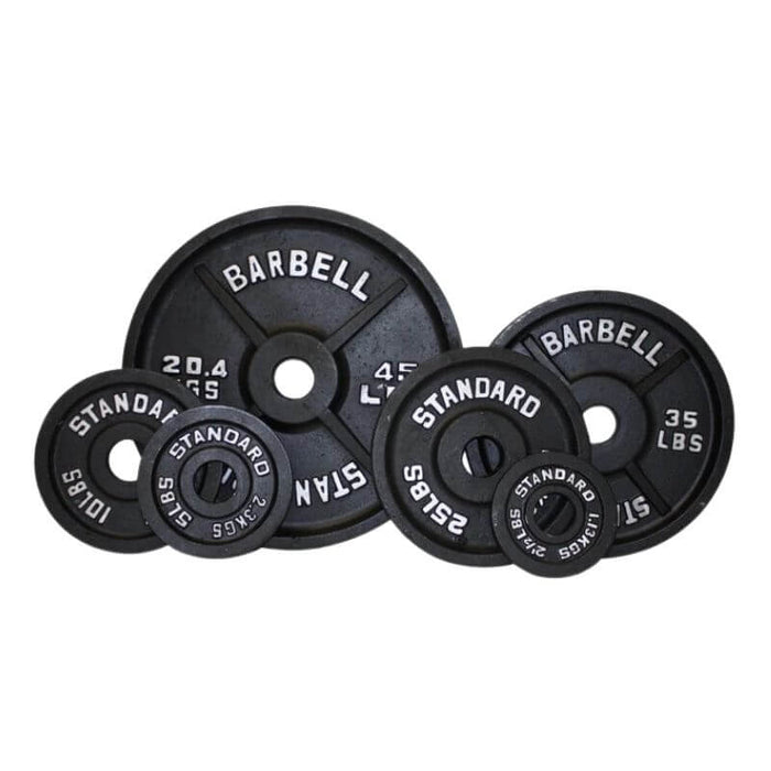 Troy USA Black Cast Iron Olympic Plate Set | BO