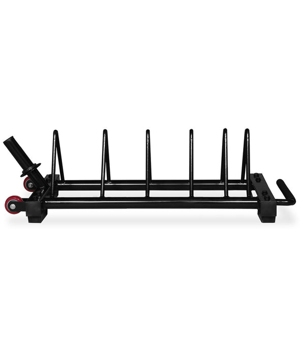 Intek Strength Short Horizontal Bumper Plate Storage Rack