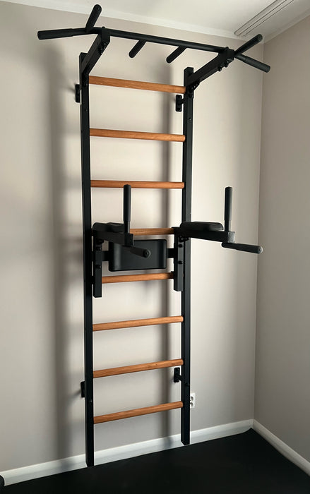 BenchK 222 Wall Bars with Pull-up Bar & Dip Bar