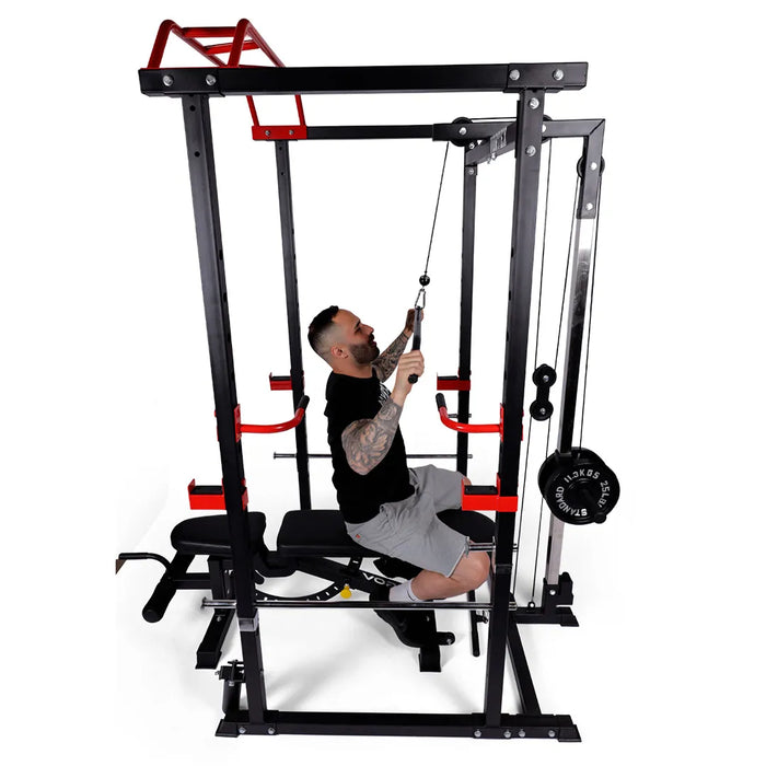 Vortex Strength RBVX10 Squat Cage with Lat Pulldown