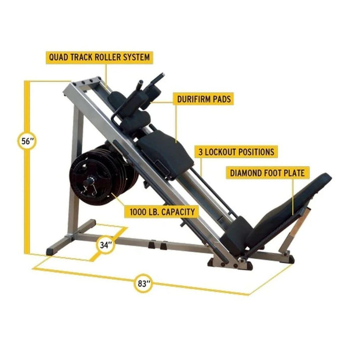 Body-Solid GLPH1100 Leg Press/Hack Squat Machine