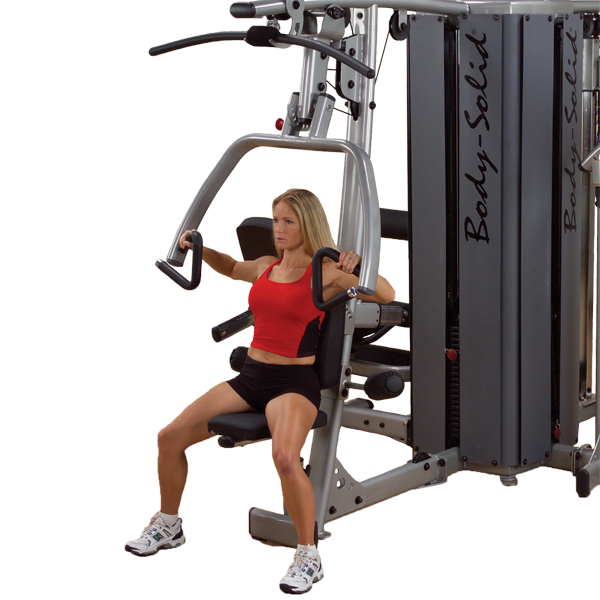 Body-Solid Pro Dual Vertical Press & Lat Component for DGYM