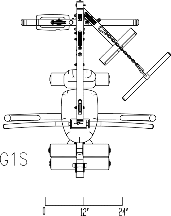 Body-Solid G1S Single Stack Home Gym Machine