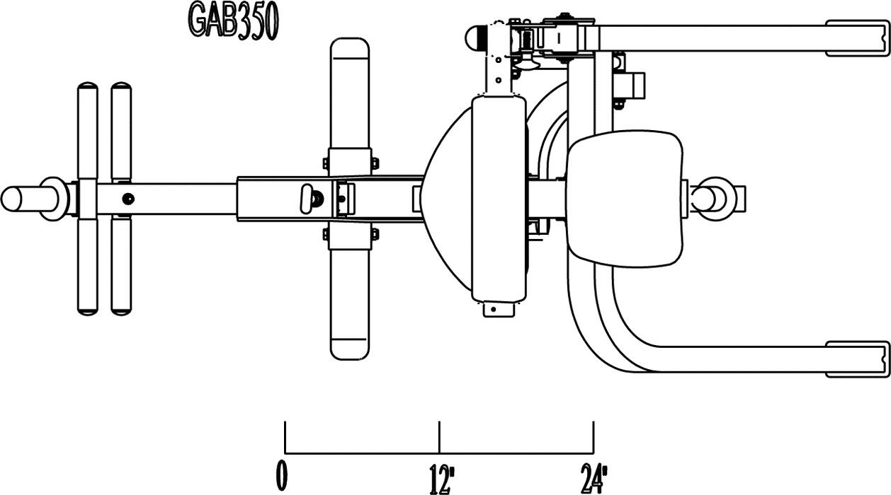 Body-Solid GCAB360 Cam Series Abs/Back Machine