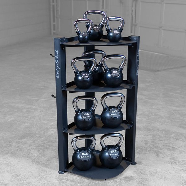 Body-Solid GAR75 Corner Multi Accessory Storage Rack