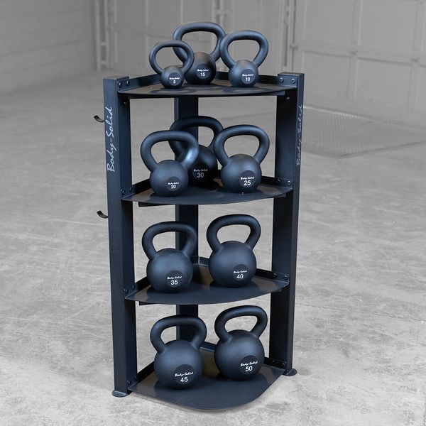 Body-Solid GAR75 Corner Multi Accessory Storage Rack