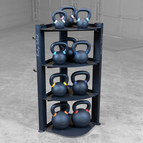 Body-Solid GAR75 Corner Multi Accessory Storage Rack