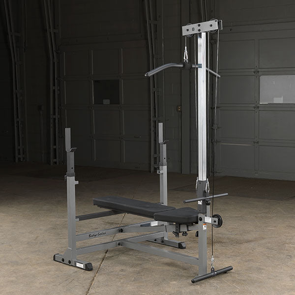 Body-Solid GDIB46LP4 PowerCenter Combo Bench Lat Package