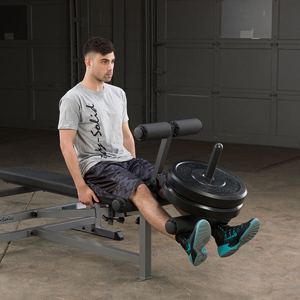 Body-Solid GDIB46LP4 PowerCenter Combo Bench Lat Package