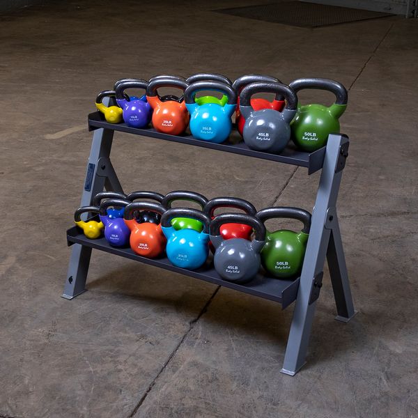 Body-Solid GDKR100 Dumbbell/Kettlebell Rack