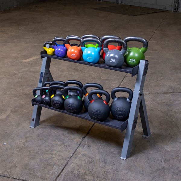 Body-Solid GDKR100 Dumbbell/Kettlebell Rack