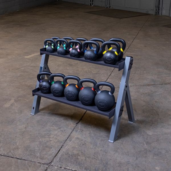 Body-Solid GDKR100 Dumbbell/Kettlebell Rack