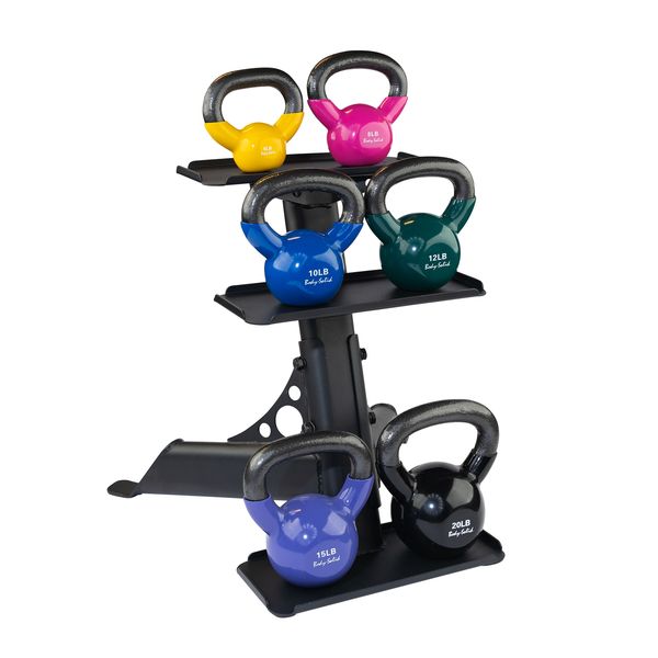 Body-Solid GDKR50B 3-Tier Kettlebell Rack