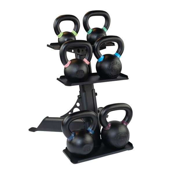 Body-Solid GDKR50B 3-Tier Kettlebell Rack