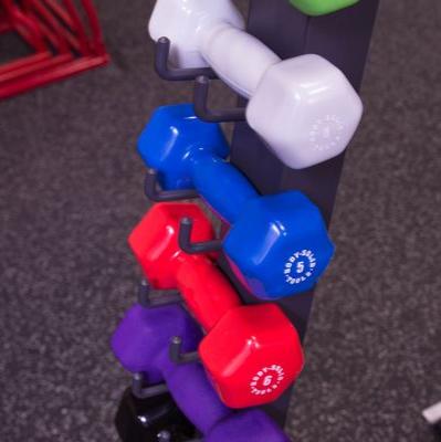 Body-Solid GDR24-VPACK Vinyl Dumbbell Rack Package