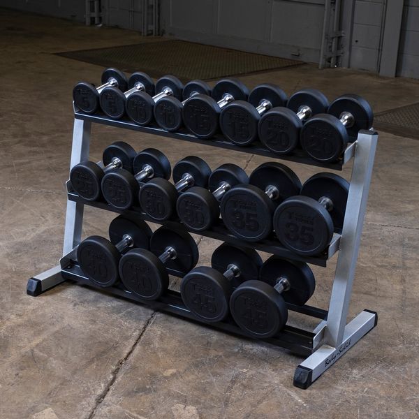 Body-Solid GDR48B 48" 3-Tier Dumbbell Rack