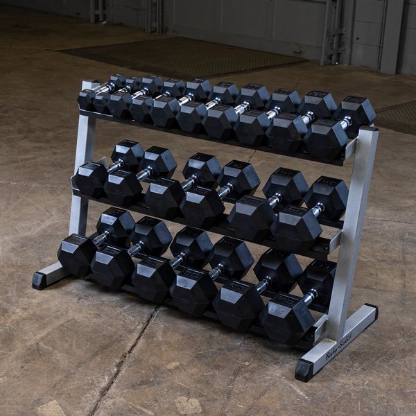 Body-Solid GDR48B 48" 3-Tier Dumbbell Rack