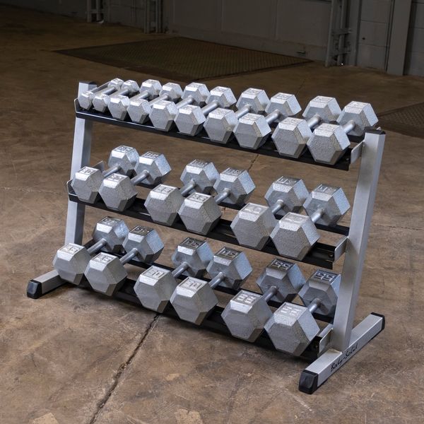 Body-Solid GDR48B 48" 3-Tier Dumbbell Rack