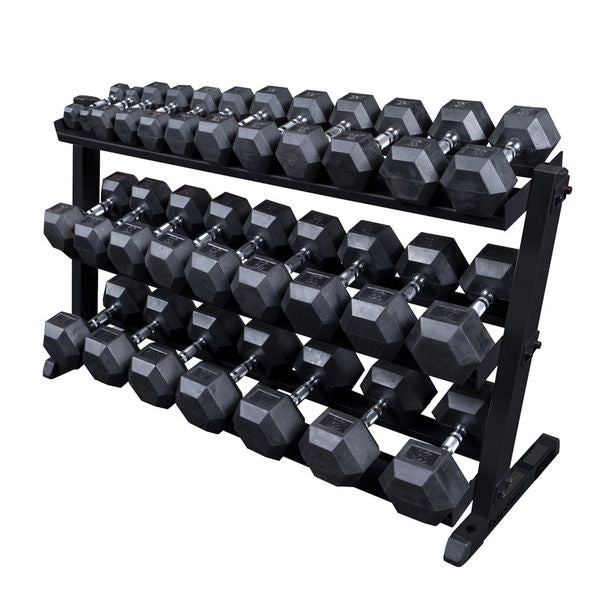 Body-Solid GDR60B 60" 2-Tier Dumbbell Rack