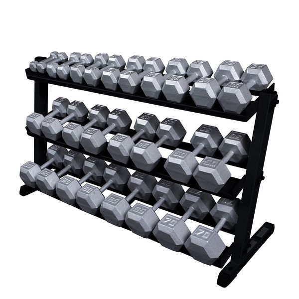 Body-Solid GDRT6B 3rd Tier Dumbbell Shelf for GDR60B