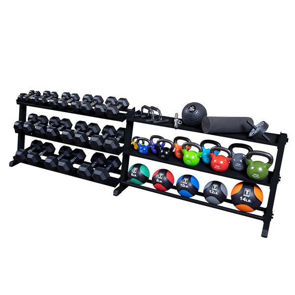 Body-Solid GDRT6B 3rd Tier Dumbbell Shelf for GDR60B