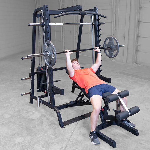 Body-Solid GS348P4 Series 7 Smith Machine Bundle