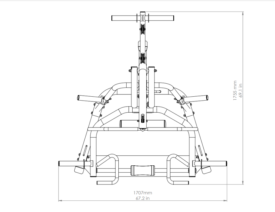 Body-Solid GLGS100 Corner Leverage Machine