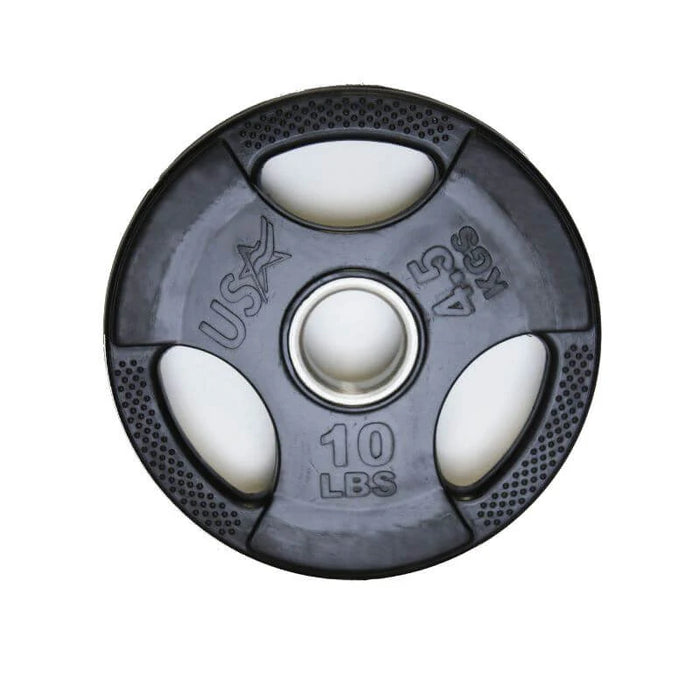 Troy USA Rubber Olympic Grip Plate Set | GP-R