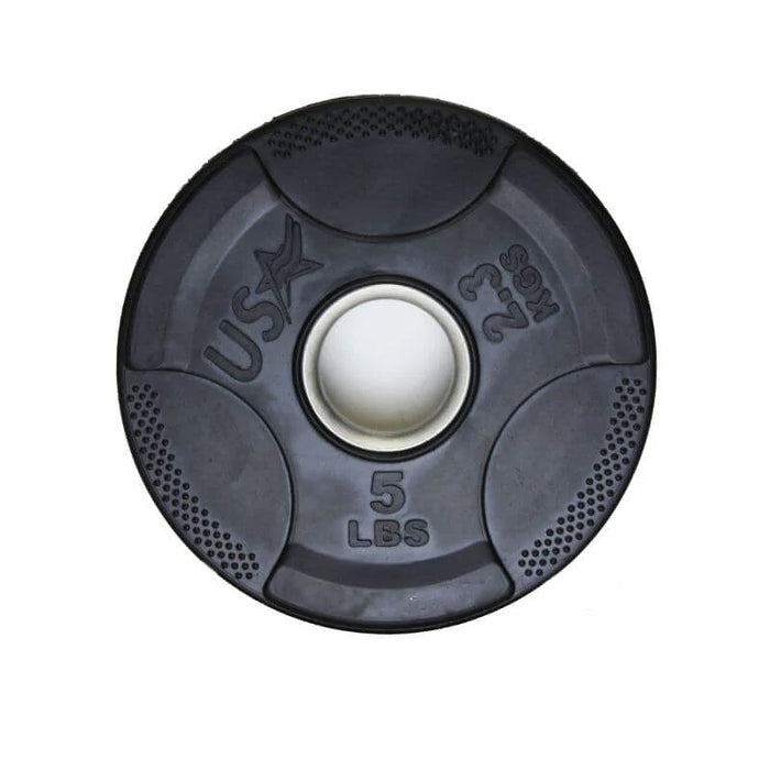 Troy USA Rubber Olympic Grip Plate | GP-R