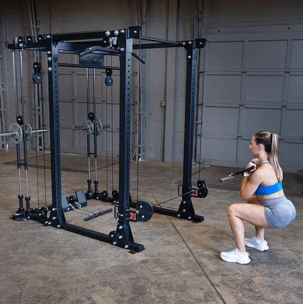 Body-Solid GPR400 Power Rack Functional Trainer Package