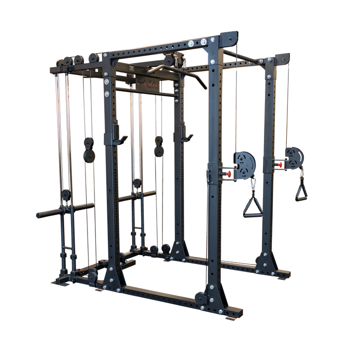 Body-Solid GPR400 Power Rack Functional Trainer Package