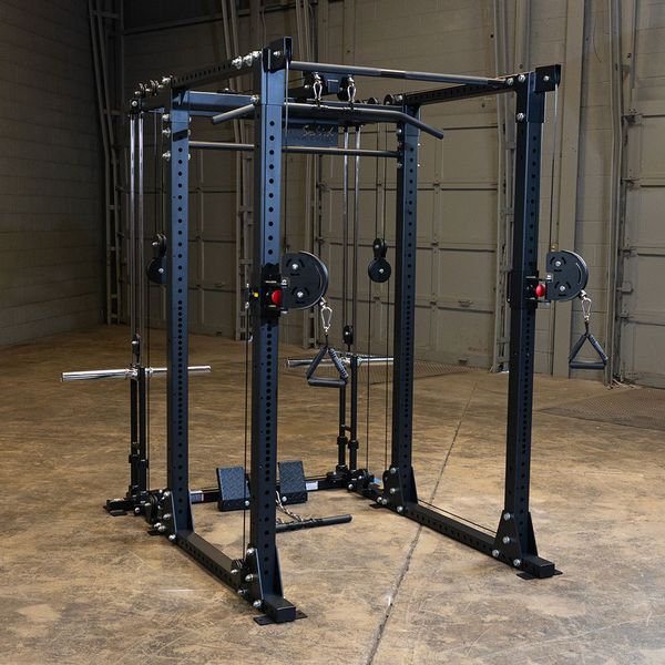 Body-Solid GPR400 Power Rack Functional Trainer Package