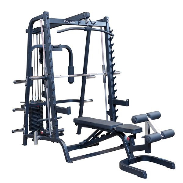 Body-Solid GS348P4 Series 7 Smith Machine Bundle