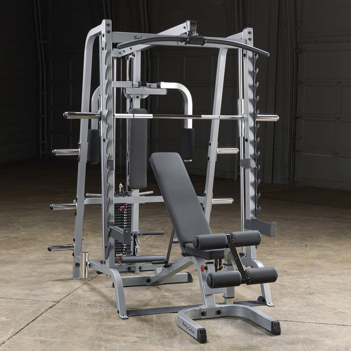 Body-Solid GS348P4 Series 7 Smith Machine Bundle