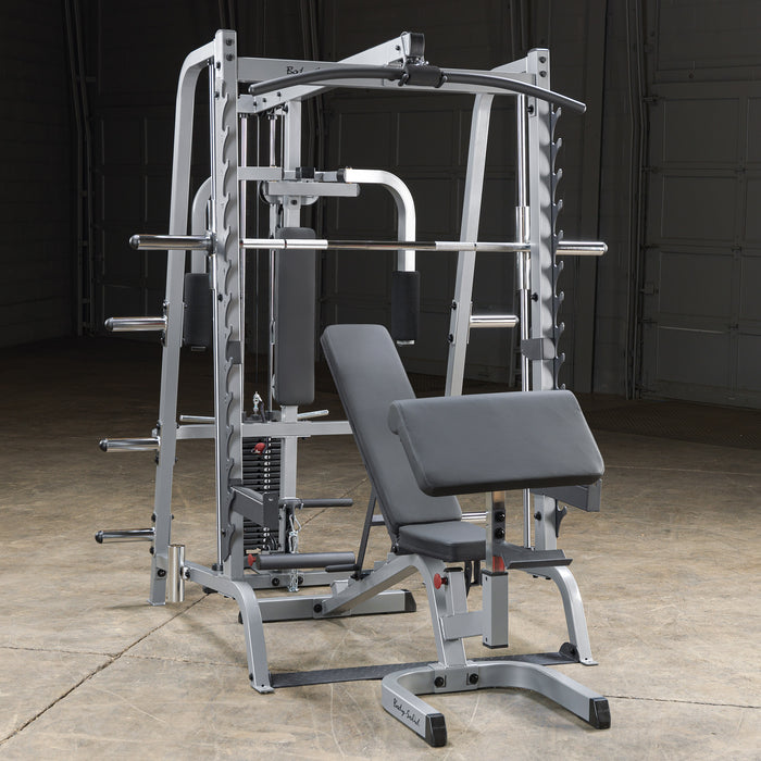 Body-Solid GS348P4 Series 7 Smith Machine Bundle