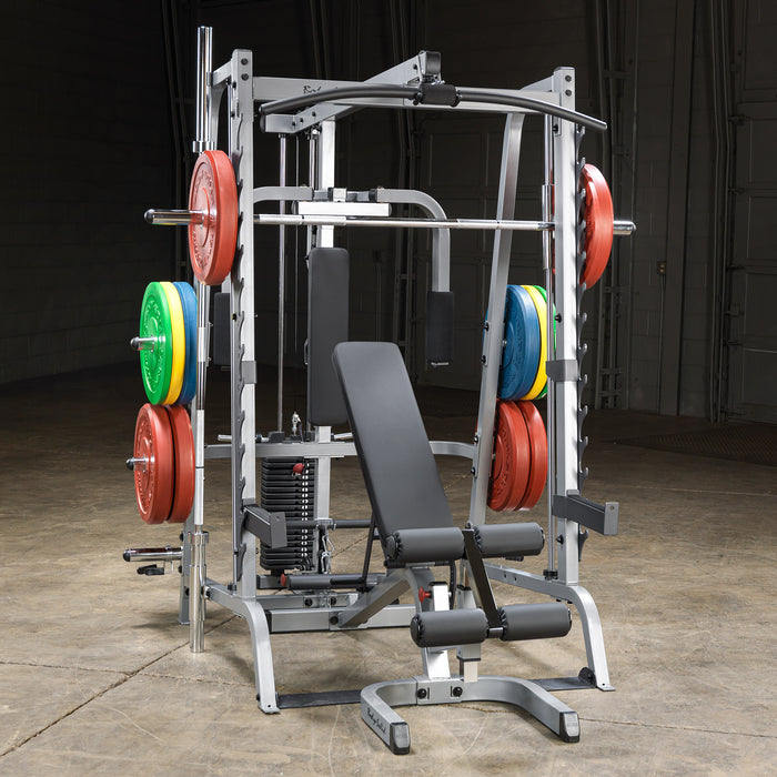 Body-Solid GS348P4 Series 7 Smith Machine Bundle