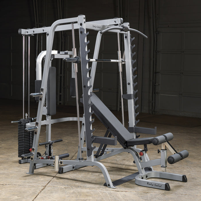 Body-Solid GS348P4 Series 7 Smith Machine Bundle