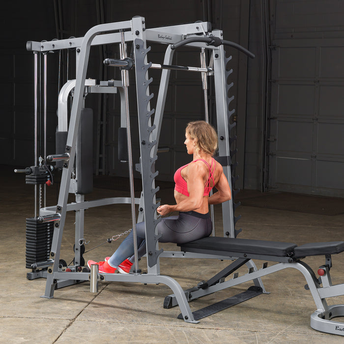 Body-Solid GS348P4 Series 7 Smith Machine Bundle