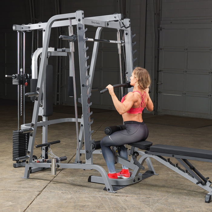 Body-Solid GS348P4 Series 7 Smith Machine Bundle