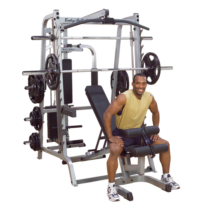 Body-Solid GS348P4 Series 7 Smith Machine Bundle