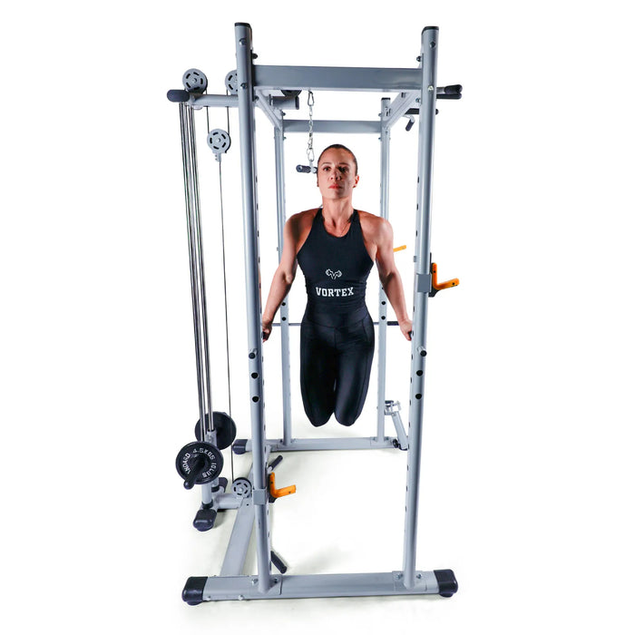 Vortex Strength SRVXG350 Squat Cage with High/Low Pulley