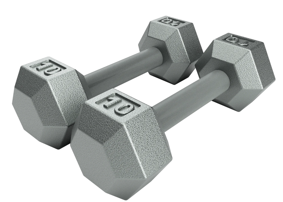 Troy USA 6-Sided Cast Iron Dumbbell Set | IHD