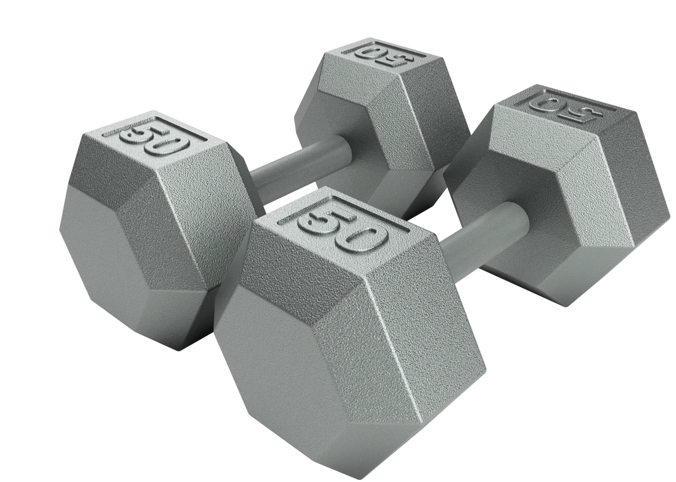 Troy USA 6-Sided Cast Iron Dumbbell Set | IHD