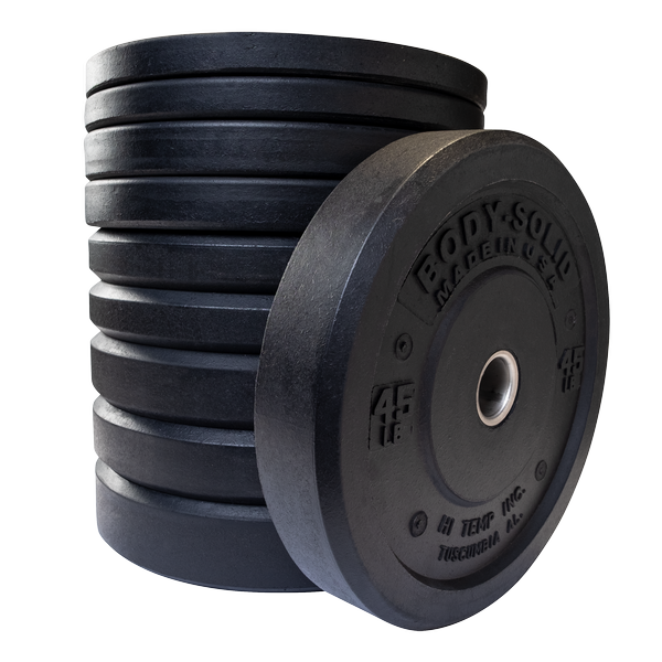 Body-Solid Tools OBPH Hi-Temp Bumper Plate Set